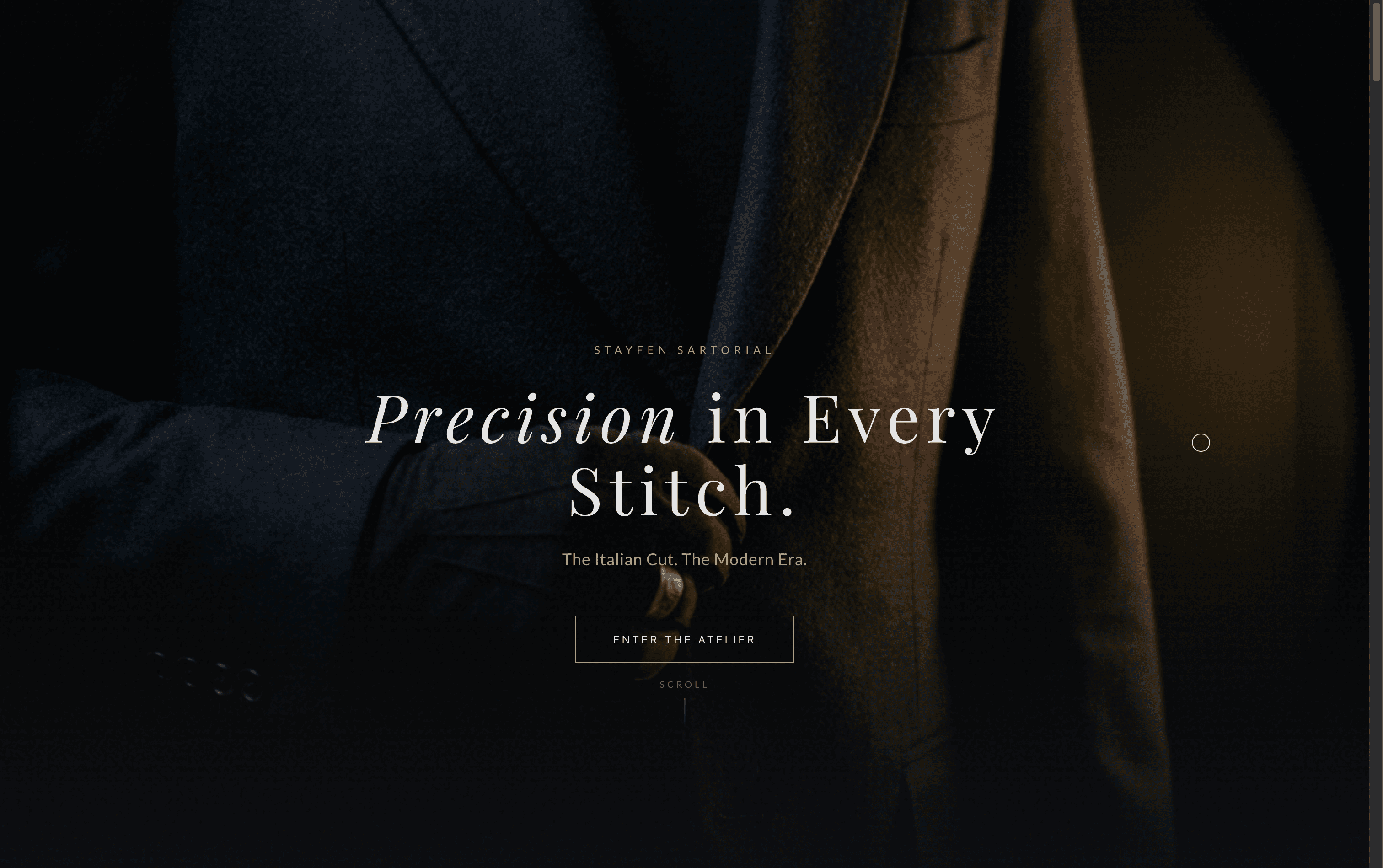 Sartorial screenshot